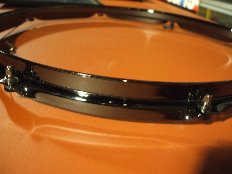 14 Black Nickel finish Drum Head Display Frame Etsy