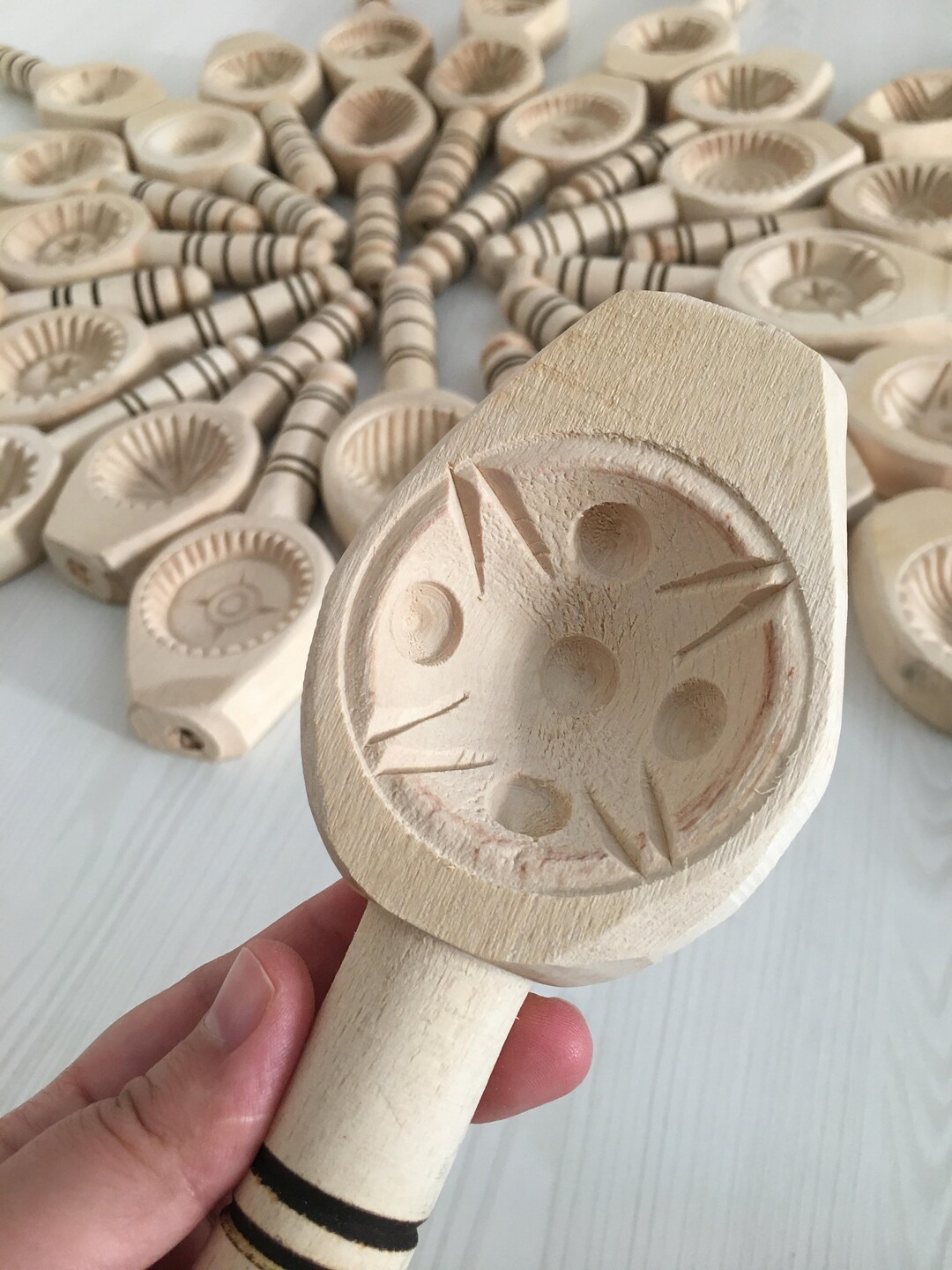 Wooden Cookies Mold Maamoul Mould Hand Carved Middle East Etsy
