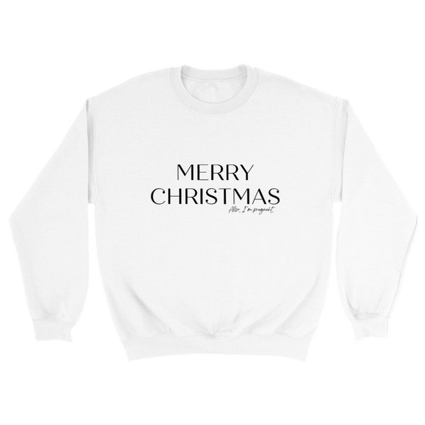 Christmas Pregnancy Announcement Sweater, Pregnancy Reveal, Pregnancy Announcement Sweatshirt