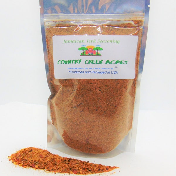 Jamaican Jerk Seasoning- Sweet Yet Smokey Notes, Complex Nutmeg, and Spices from Across The Globe. - Country Creek LLC