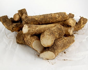 Horseradish Roots Natural ,NON GMO, Gluten Free, Horseradish Roots Natural Ready to Plant or process into a sauce, dip or tonic , etc. Count