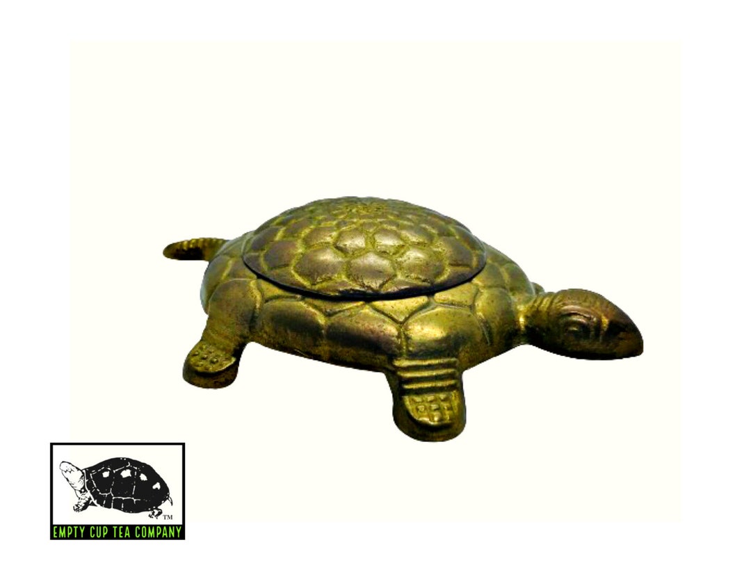 Vintage Turtle Incense Holder Incense Cone Burner Brass Turtle Etsy