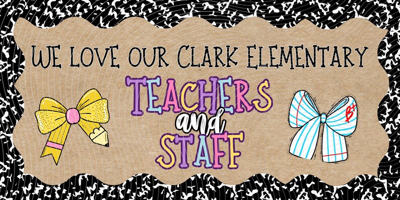 Teacher Appreciation Banner Template | We Love Our Teachers | School ...