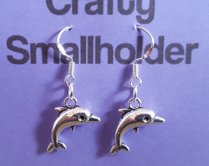Dolphin Earrings - Pair