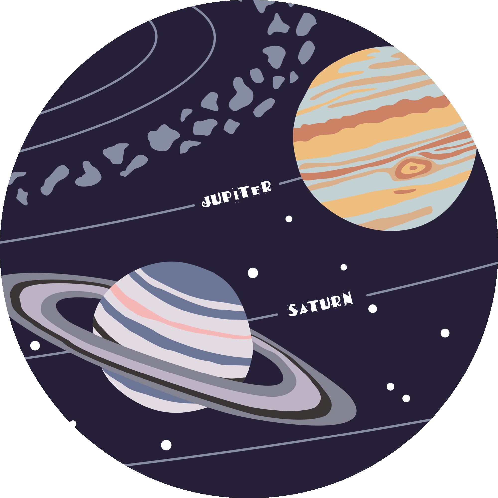 Solar System Printable, Space Poster for NASA Kids, Planets Wall Art ...