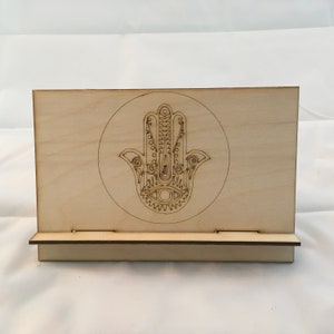 Tarot 2-3 card stand - Hamsa Hand of Fatima