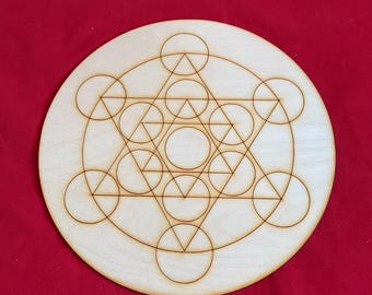 Metatron Cube crystal grid -12 inch