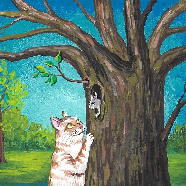 Squirrel Tree House Etsy