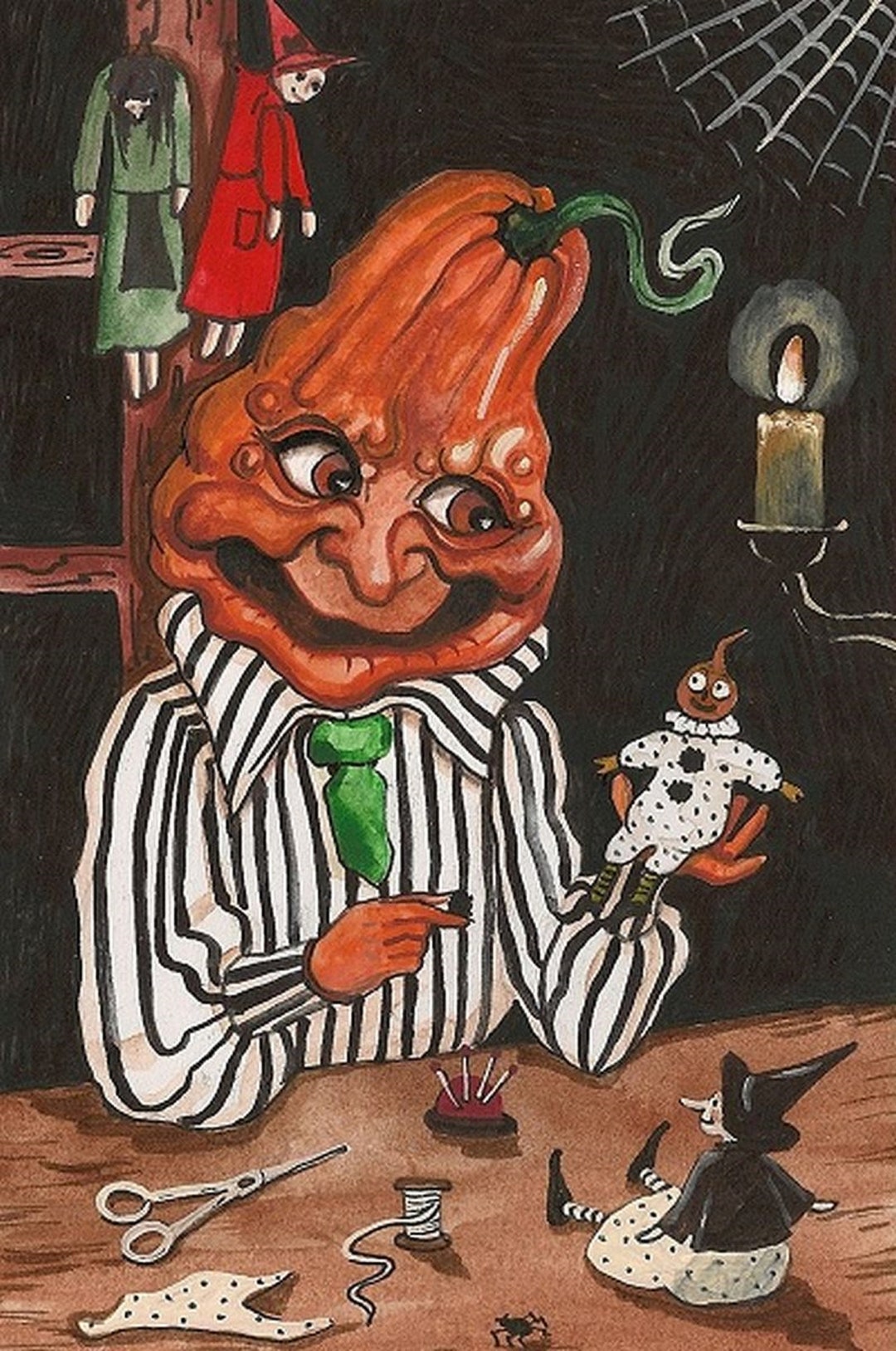 4x6 Halloween Dollmaker RYTA Magic Sadist Evil Haunted Horror Etsy