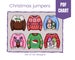 Christmas jumpers cross stitch charts/instant pdf download/cross stitch pattern 