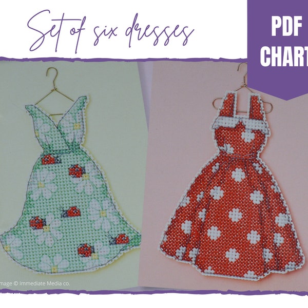 Cross Stitch Dress Etsy