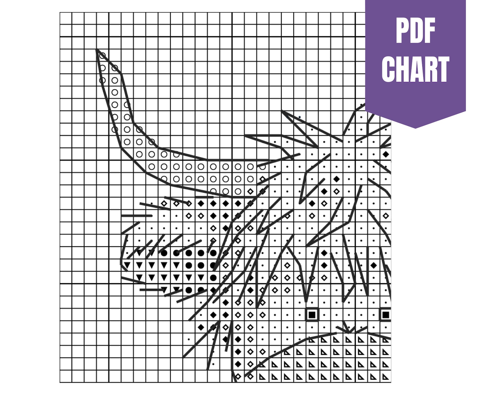 Highland cows cross stitch chart/instant pdf download/counted - Etsy Italia