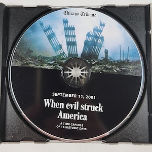 When Evil Struck America 9/11 September 11 2001 Chicago Tribune Time Capsule DVD