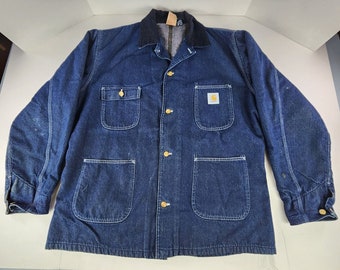 Carhartt Vintage Trucker Denim Jacket Denim Jacketjean - Etsy