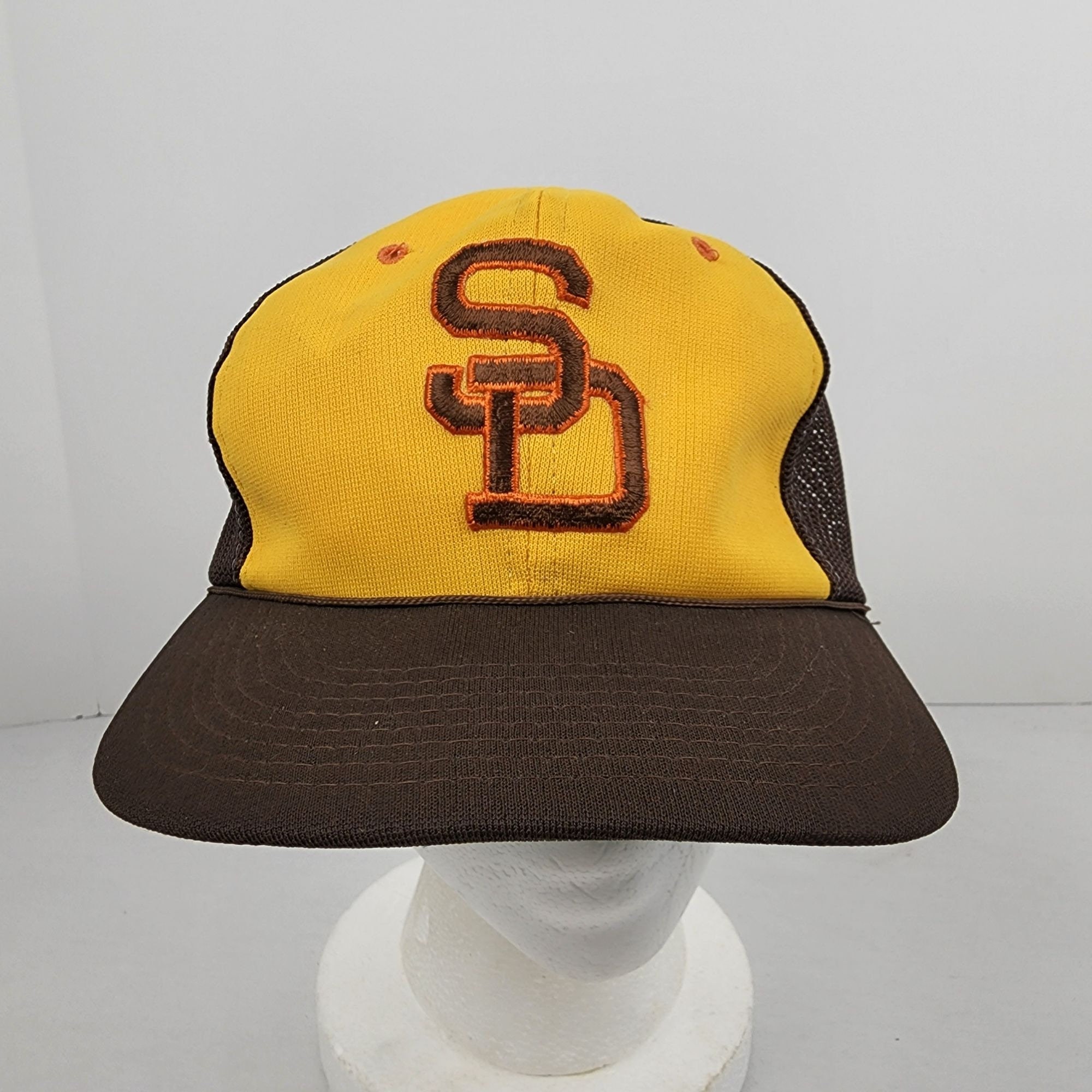Vintage San Diego Padres Snapback Hat Trucker Mesh MLB Rare Sports  Specialties