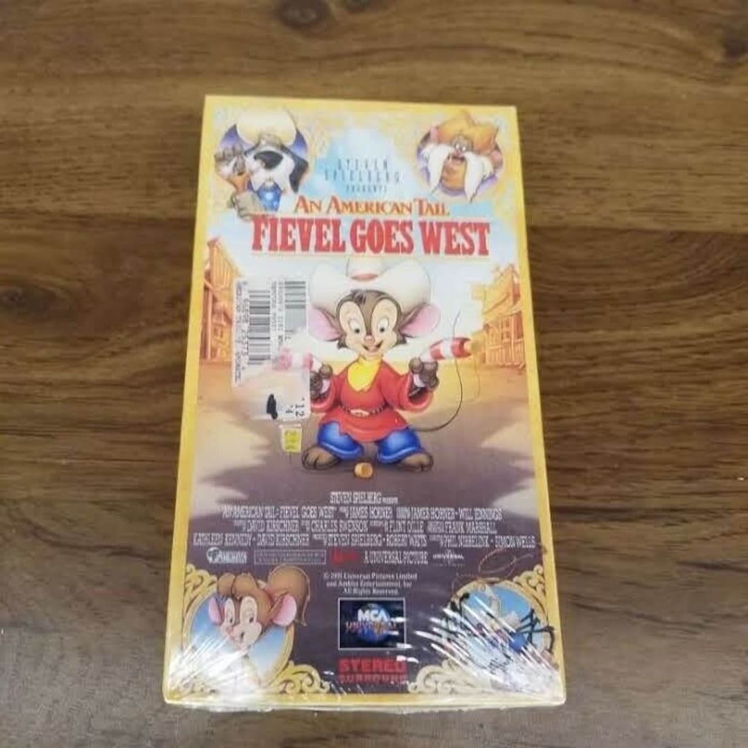 An American Tail Fievel Goes West Vhs 1992 An American Tail Fievel Goes West VHS 1992 SEALED - Etsy