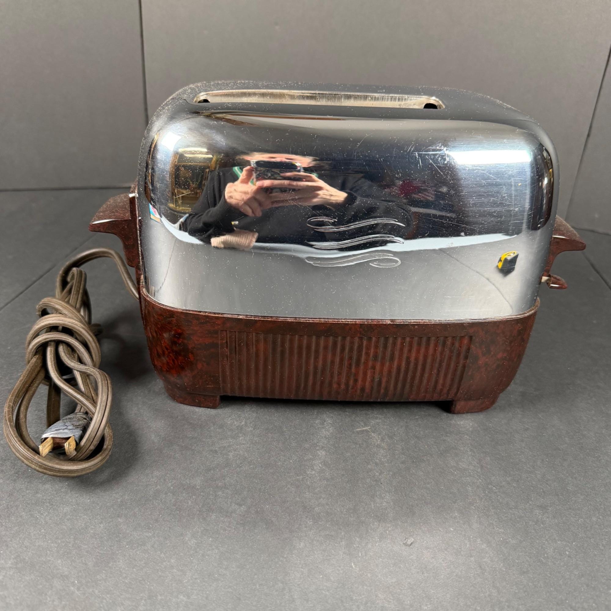 Vintage Chrome Toaster - Etsy