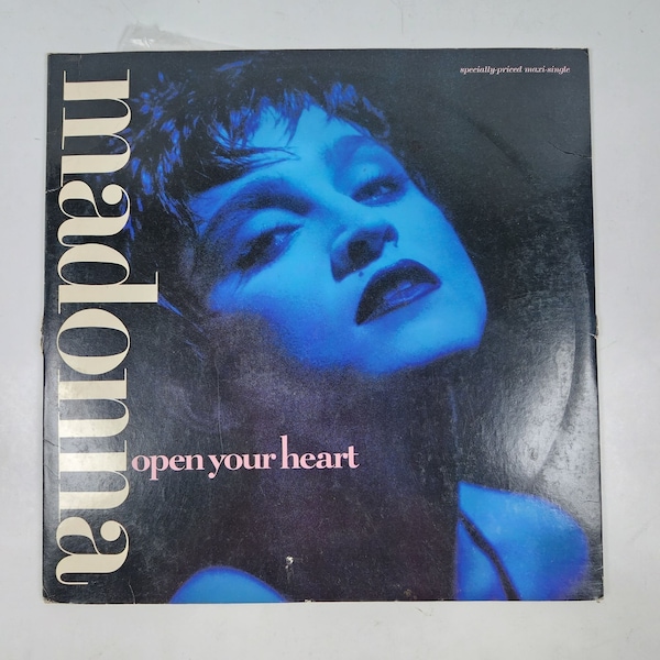 Madonna Open Your Heart Extended Version Vinyl LP 45 RPM Sire Records 1986