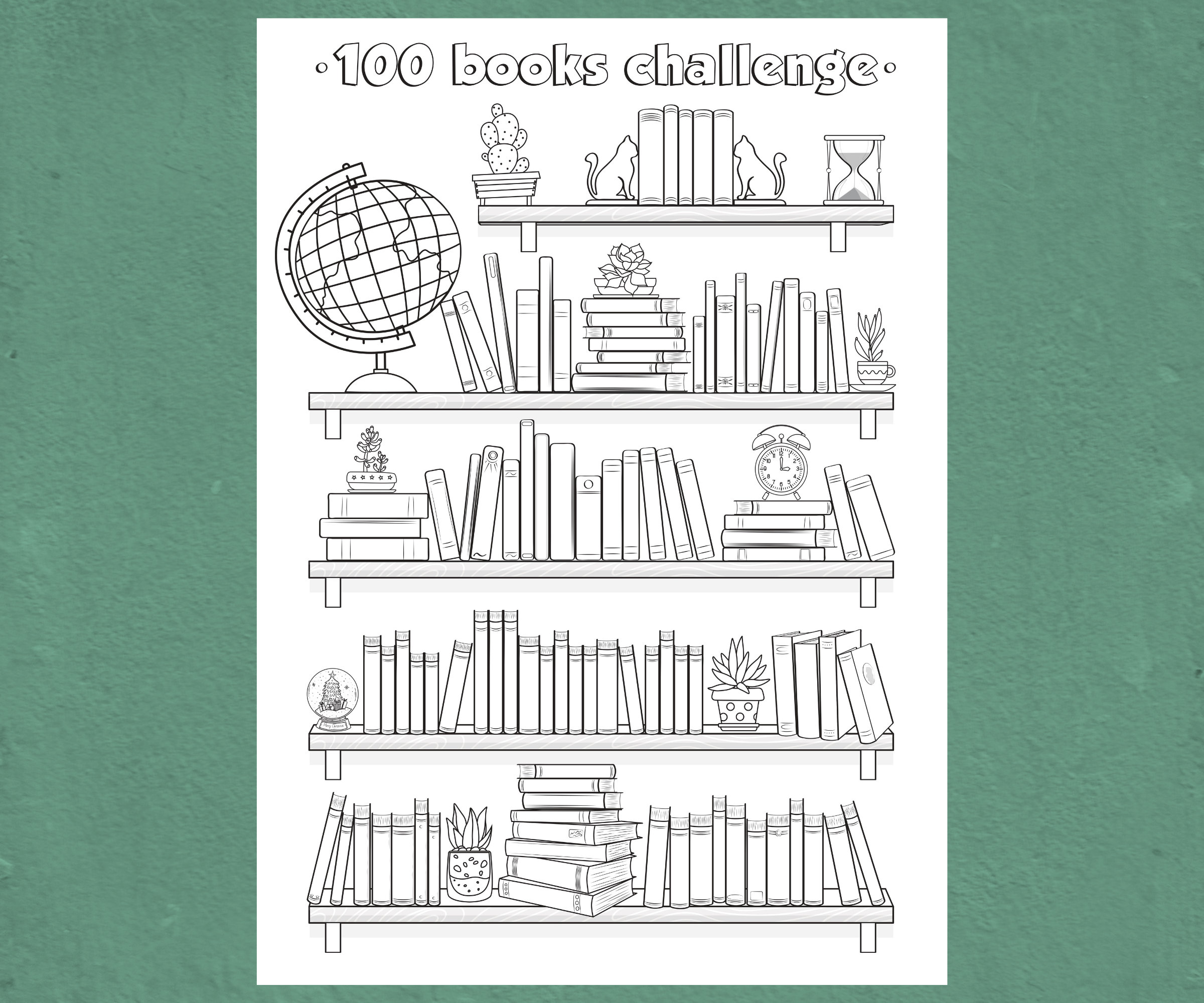 100-books-challenge-printable-reading-log-book-tracker-etsy