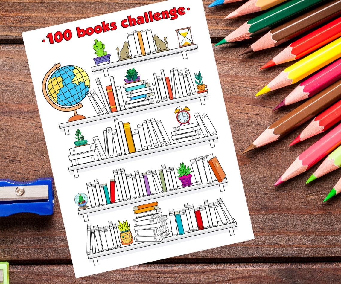 100-books-challenge-printable-reading-log-book-tracker-etsy