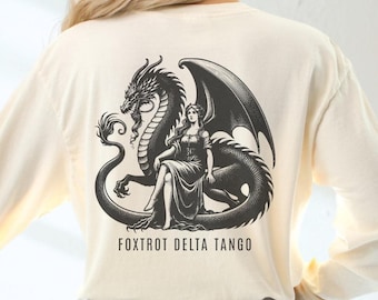 Foxtrot Delta Tango Long Sleeve, Comfort Colors® Long Sleeve Shirt, Feminist Long Sleeve Shirt, FDT Long Sleeve Shirt, Anti-Trump Shirt