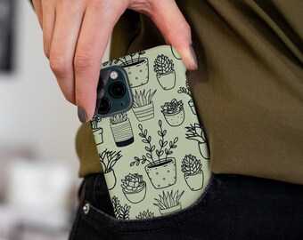 Plants Phone Case, Plant Phone Case, Succulent Phone Case, Houseplant Gifts, Plant Lady Gifts, Gardener Phone Case, Gardening Phone Case