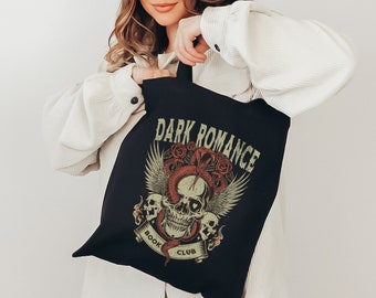 Dark Romance Tote, Book Club Totes, Romance Reader Gift, Romantasy Tote, Smut Tote Bag, Morally Grey Tote, Spicy Books Tote, Villain Lover