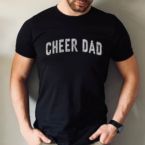 Cheer Dad Shirt, Cheer Dad Gift, Sports Dad T-Shirt, Daddy T-Shirt, Father&#39;s Day 2023 Gift, Cheer Family Shirts, Cheering Dad Apparel