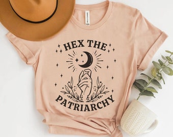 Hex The Patriarchy, Smash The Patriarchy Shirt, Feminist Witch Shirt, Feminist Halloween, Pro Choice Shirt, Protest Shirts, Womens Rights