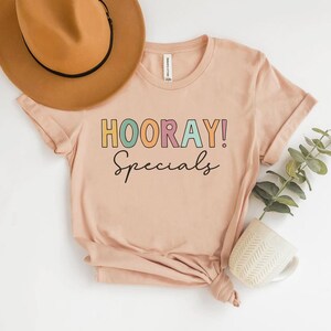 Hooray Specials Shirt, Specials Teacher Shirt, Specials Squad Shirt, Art Teacher Gift, PE Teacher Top, Music Class Tee, Specials Team Shirt