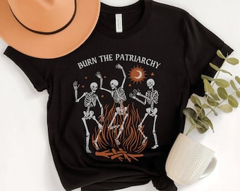 Burn The Patriarchy, Funny Feminist Shirt, Women's Rights Shirt, Feminist Halloween, Hex The Patriarchy, Social Justice Shirt, Feminism Gift