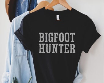 Bigfoot Hunter Shirt, Bigfoot Shirts, Sasquatch Shirt, Father's Day Gift 2023, Squatch Shirt, Funny Big Foot Shirts, Hiker Clothing, Unisex