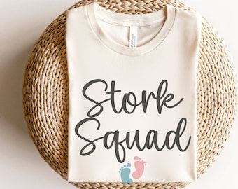 Stork Squad Shirt, Labor and Delivery Nurse Shirts, Mother-Baby Unit Shirts, NICU Crew Shirts, Nursery Nurse Team, OB Nurses T-Shirts