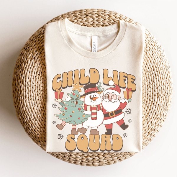 Child Life Specialist Christmas Shirt, Child Life Squad Shirts, Child Life Therapist Shirts, Child Life Specialist T-Shirts, CLS Santa Shirt