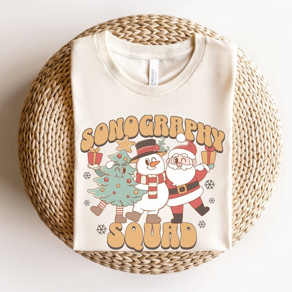 Sonographer Christmas Shirt, Sonography Squad Shirts, Ultrasound Tech Shirts, OB Sonographer Shirts, MFM Sonographer Crew, X-Ray Technician