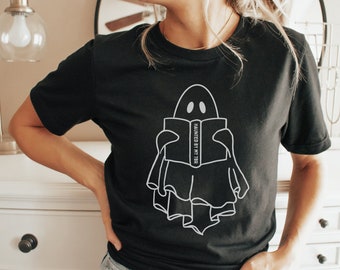 Haunted By My TBR, TBR Shirt, Funny Reading Shirt, Bookish Merch, Reading Coach Gift, Bookish Halloween Shirt, Library Tees, Fall Book Shirt