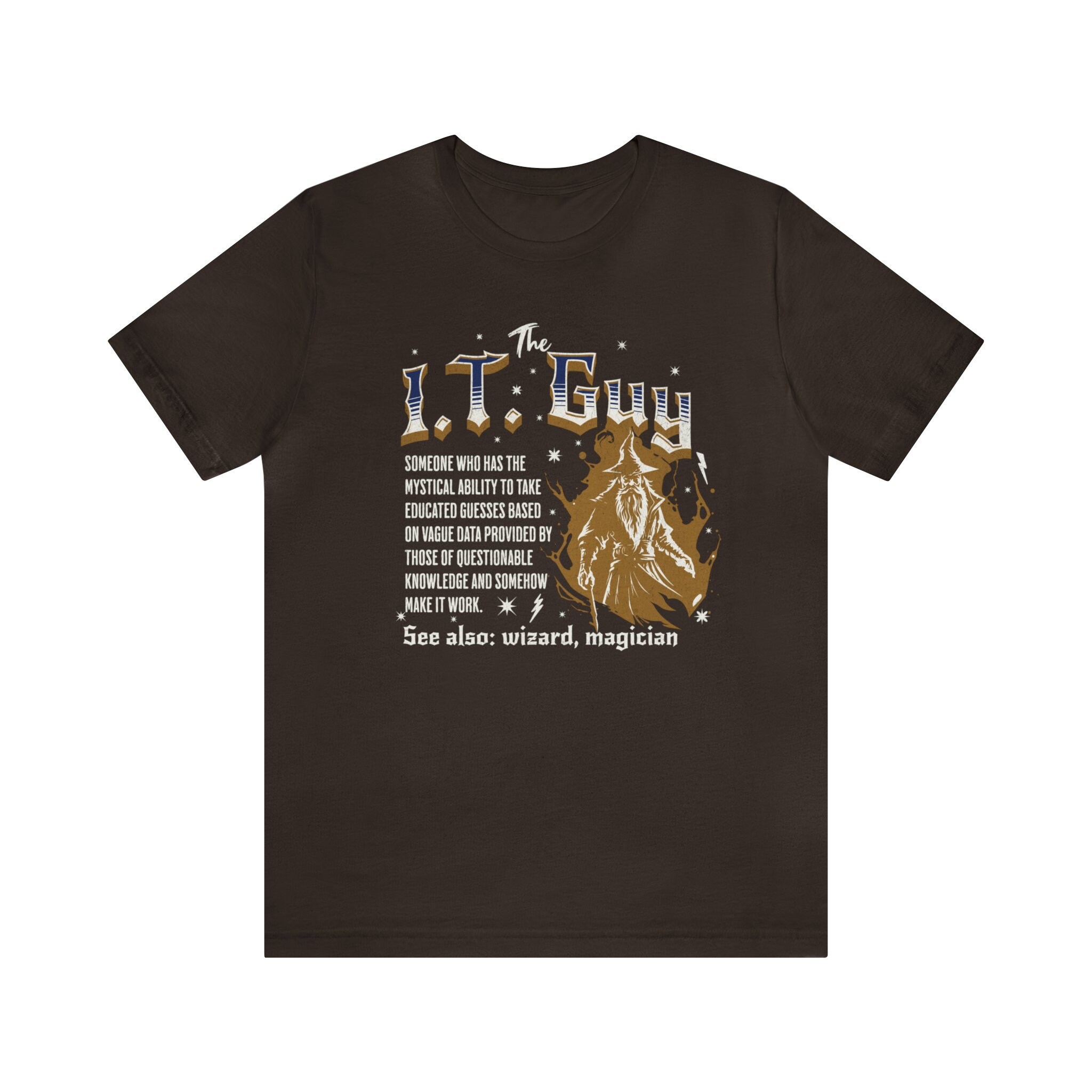 Computer Wizard Shirt, I.T. Guy Shirt, IT Shirt, Network Administrator ...