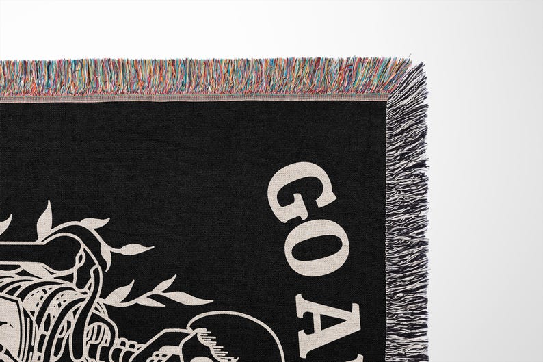 Go Away I'm Reading Woven Blanket, Skeleton Reading Woven Tapestry