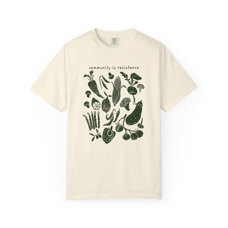 Community Is Resistance Shirt, Comfort Colors Liberal Shirt, Social Justice Shirt, Protest Shirts, Resist Fascism Shirt, Activist Tee image 7