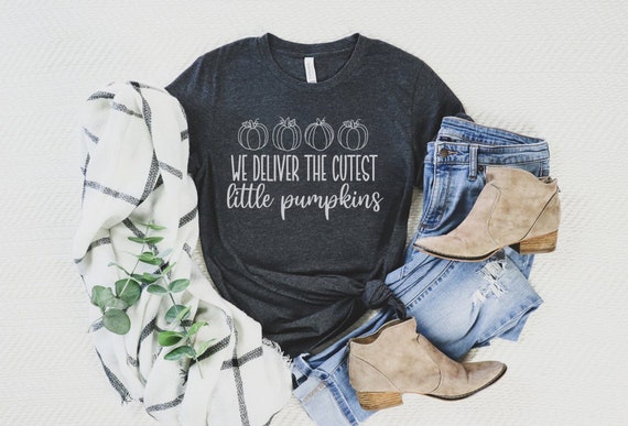We Deliver The Cutest Little Pumpkins Shirt, Labor And Delivery Halloween Shirt, Midwife Fall Shirts, OB Nurse Fall Shirt, OBGYN T-Shirts