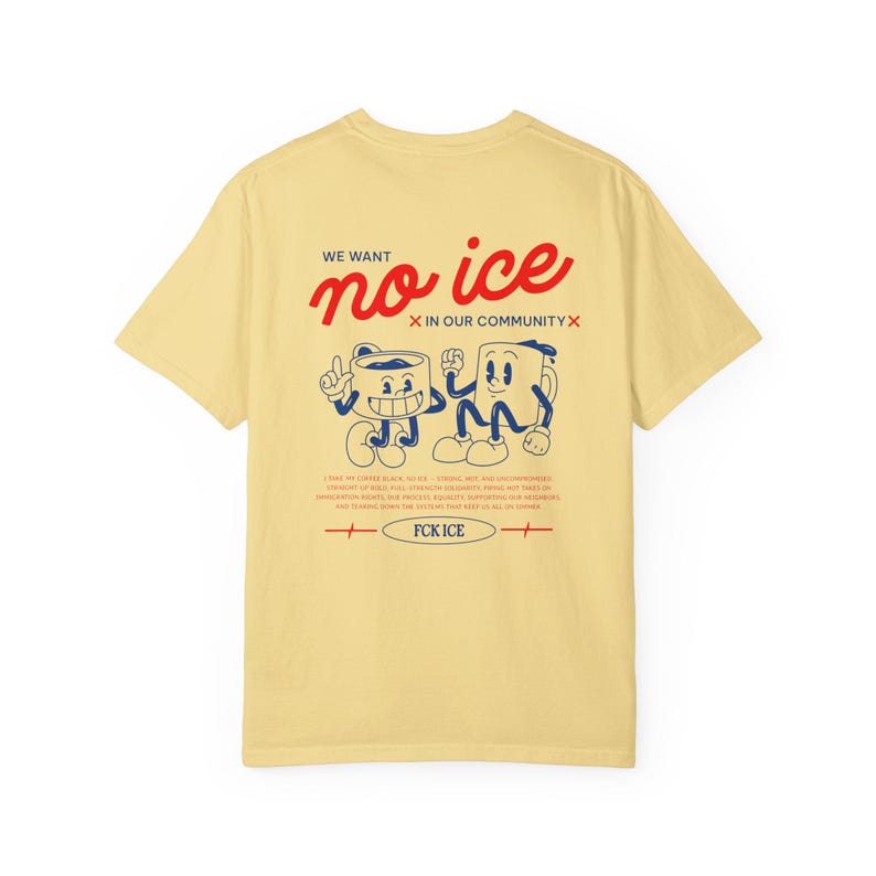 Retro Abolish ICE Shirt, Comfort Colors Shirt, Human Rights Shirt, Protest ICE Shirt, Anti-ICE Shirts, Chinga La Migra, Progressive T-Shirts Butter