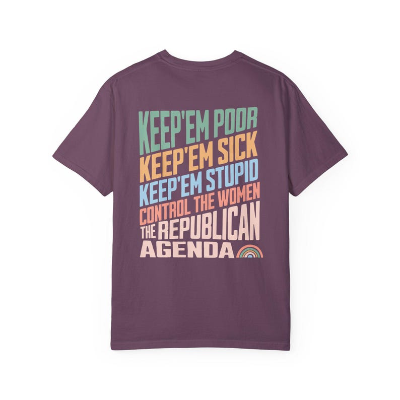 Anti-Republican Shirt, Anti Fascist Shirt, Democrat Shirt, Resistance Shirt, Comfort Colors® Shirt, Resist Shirt, Leftist Shirt, FDT T-Shirt Berry