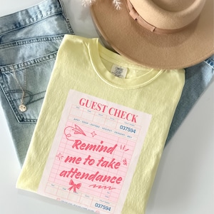 Remind Me To Take Attendance Shirt, Comfort Colors Teacher Shirt, Funny Teaching Shirt, Teacher Check Shirt, High School Teacher Shirt