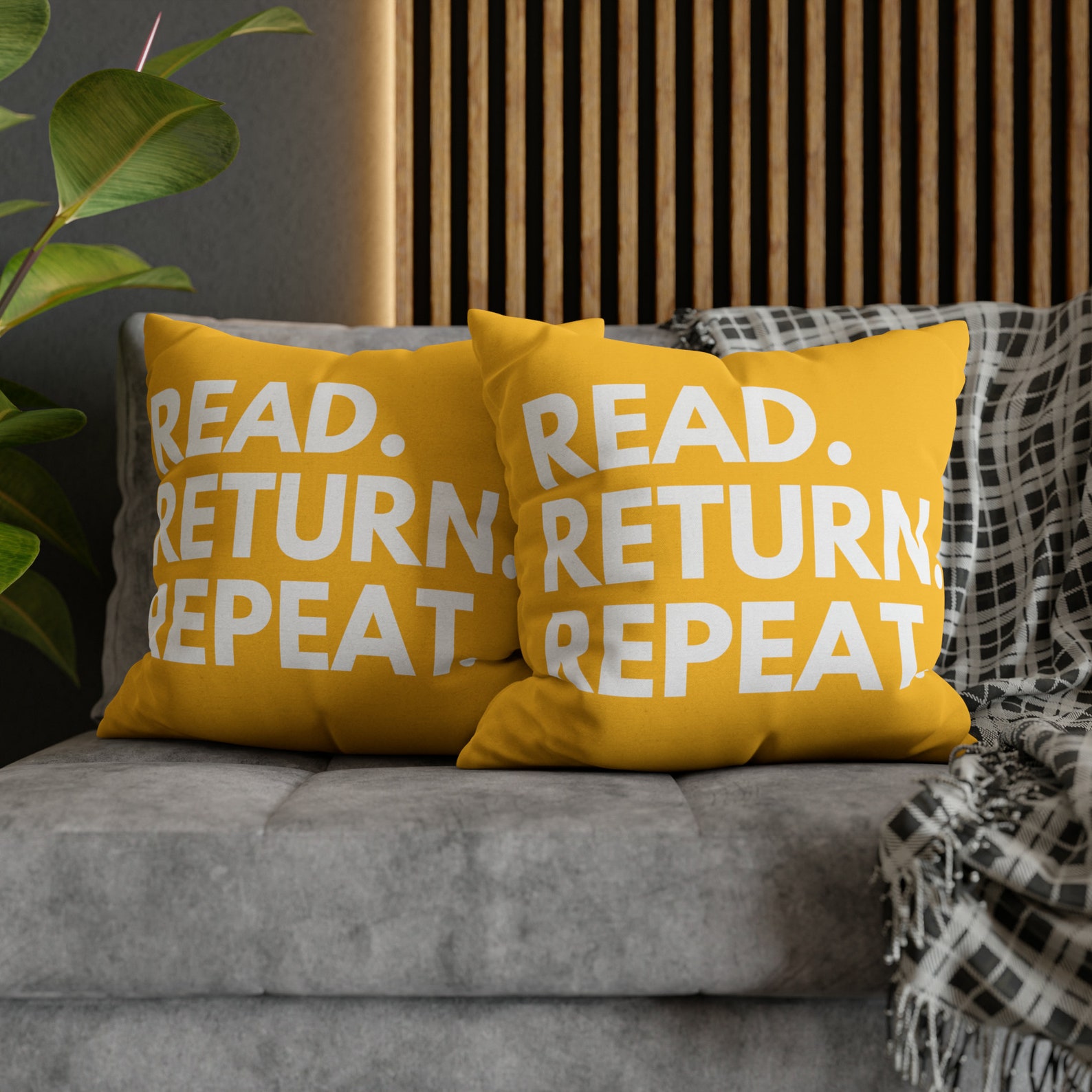 Read Return Repeat Pillow