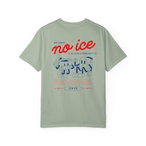 Retro Abolish ICE Shirt, Comfort Colors Shirt, Human Rights Shirt, Protest ICE Shirt, Anti-ICE Shirts, Chinga La Migra, Progressive T-Shirts Bay