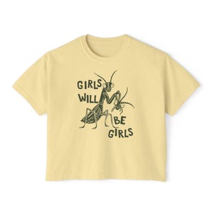 Girls Will Be Girls Crop Top, Resist Crop Top, Feminist Crop Top, Liberal Crop Top, Smash The Patriarchy Boxy Top, Women's Rights Boxy Crop image 5