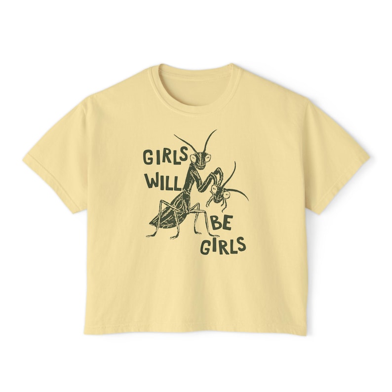 Girls Will Be Girls Crop Top, Resist Crop Top, Feminist Crop Top, Liberal Crop Top, Smash The Patriarchy Boxy Top, Women's Rights Boxy Crop image 5