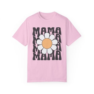 Chemise Comfort Colors®, chemise maman Comfort Colors, chemise maman marguerite, t-shirts maman à fleurs, chemises maman rétro, chemise maman groovy, cadeau pour la fête des mères Blossom