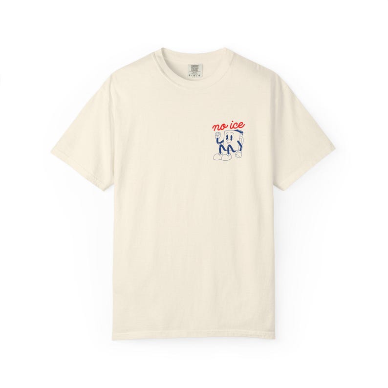 Retro Abolish ICE Shirt, Comfort Colors Shirt, Human Rights Shirt, Protest ICE Shirt, Anti-ICE Shirts, Chinga La Migra, Progressive T-Shirts afbeelding 12