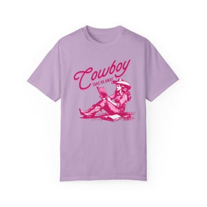 T-shirt « Romance western », T-shirt Comfort Colors®, Vêtements pour amoureux des livres, Cadeau pour lecteur/lectrice de romance, T-shirt érotique, T-shirt humoristique sur les livres, T-shirt sur les livres western Orchid